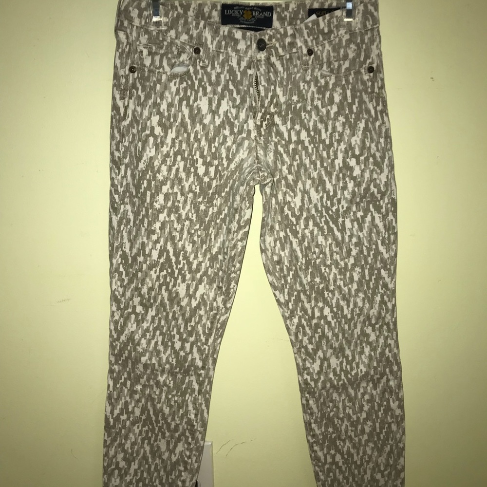 Patterned Jeans